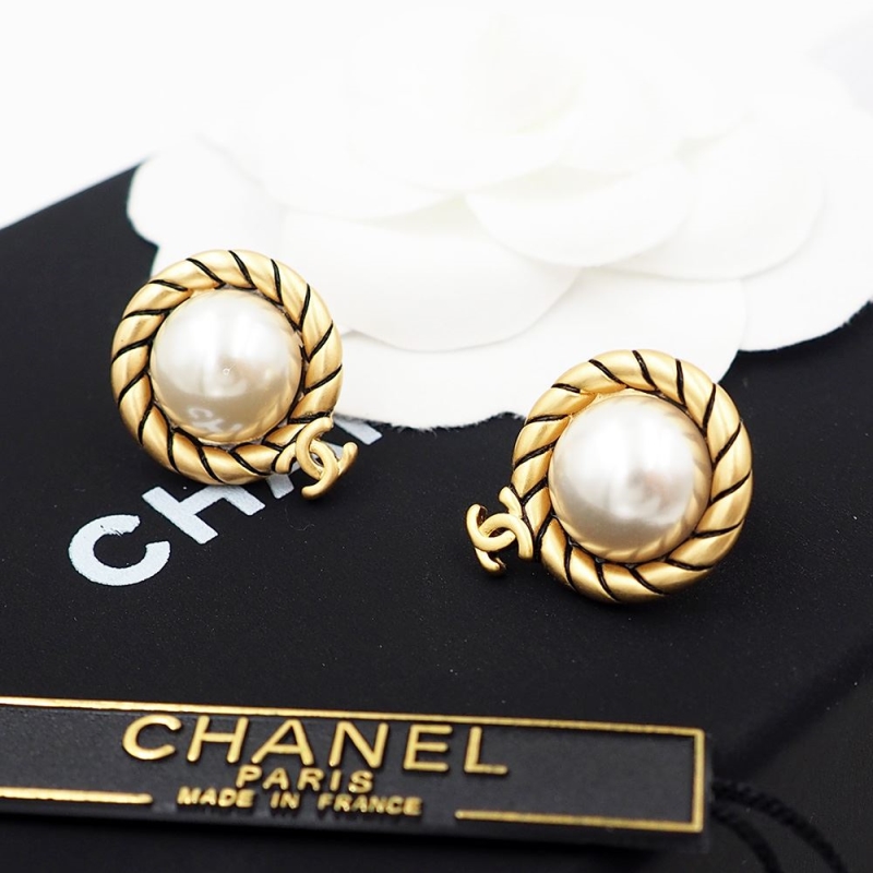 Ch*el earrings